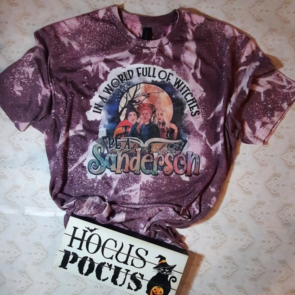 New -Large Unisex, Gildan, color Heather Maroon-Bleached SublimationT-Shirt